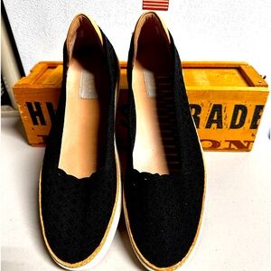 UGG 1108671 Tammy Sneaker Slip On Airy Stretch Black Wmns Shoes 11 NWOB